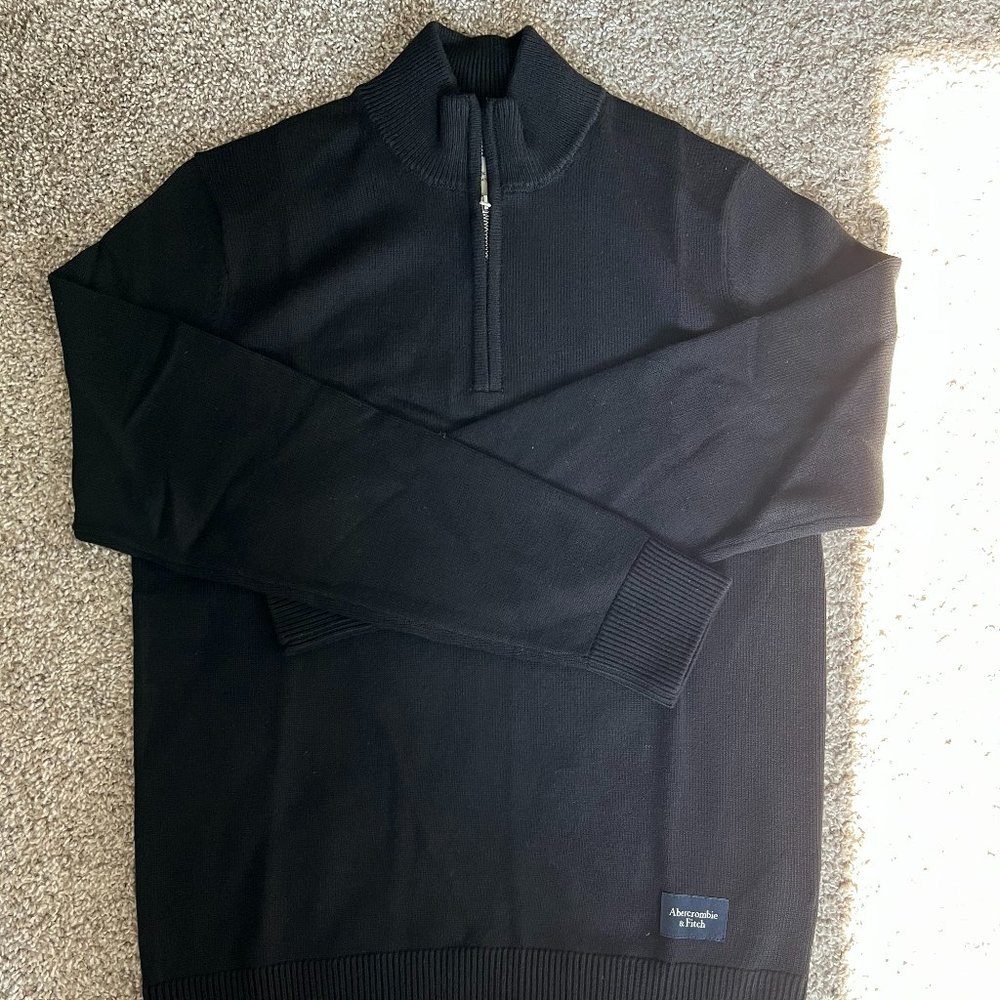 Abercrombie and Fitch 1/4 Zip sweater Men's Size M